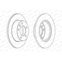 Tarcza hamulcowa FERODO DDF1272C