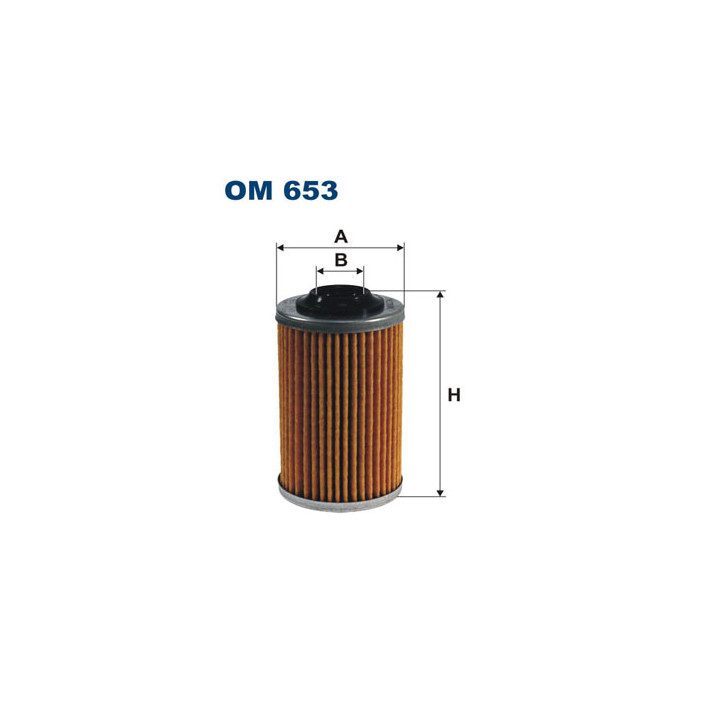 Filtr oleju FILTRON OM 653