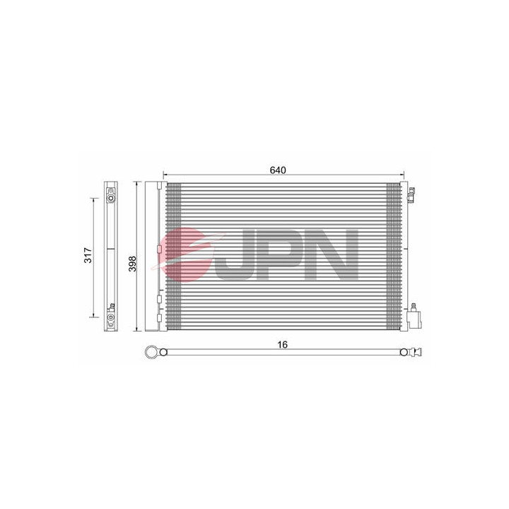 Skraplacz klimatyzacji JPN 60C9120-JPN