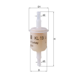 Filtr paliwa KNECHT KL 13 OF