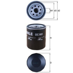 Filtr oleju KNECHT OC 981