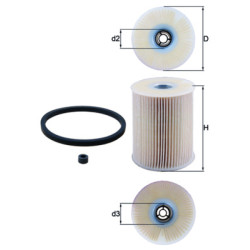 Filtr paliwa KNECHT KX 231D
