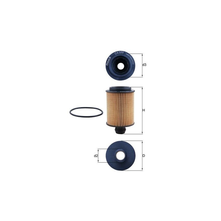 Filtr oleju KNECHT OX 559D