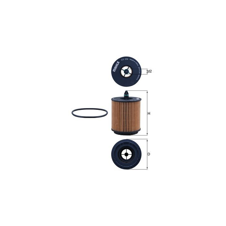 Filtr oleju KNECHT OX 258D
