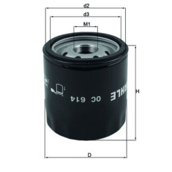 Filtr oleju KNECHT OC 614