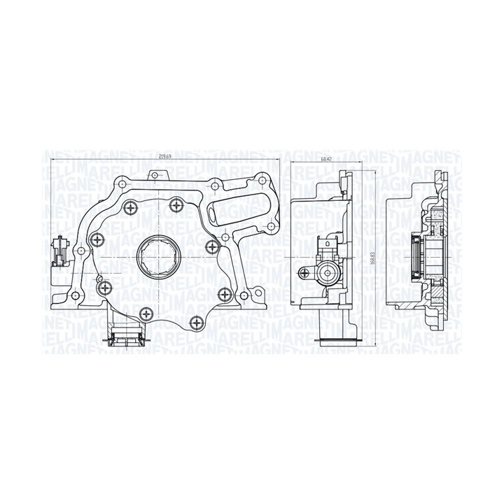 Pompa oleju MAGNETI MARELLI 351516000161