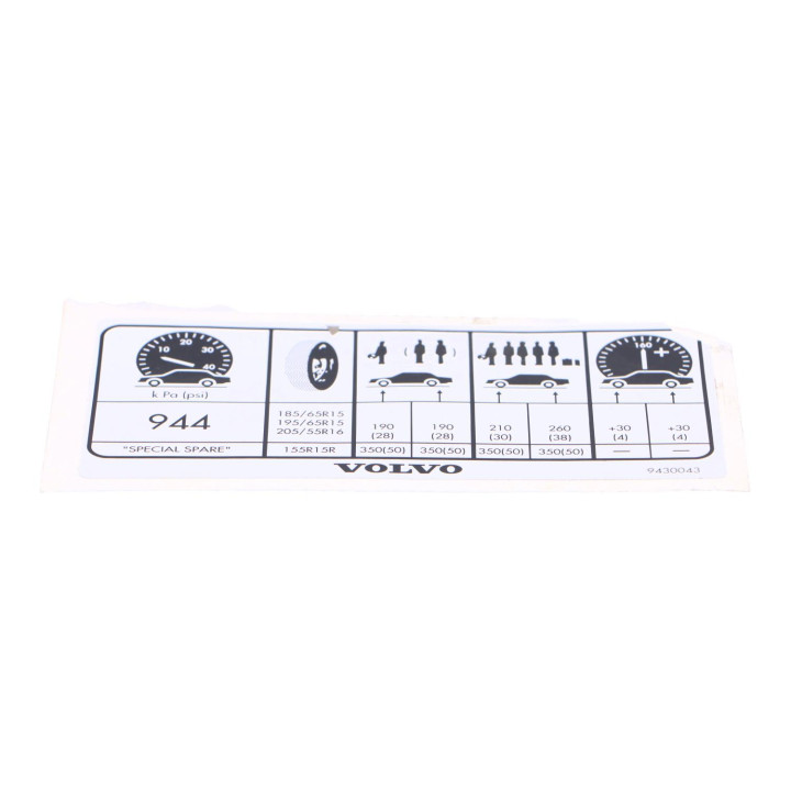 Decal Volvo (9430043)