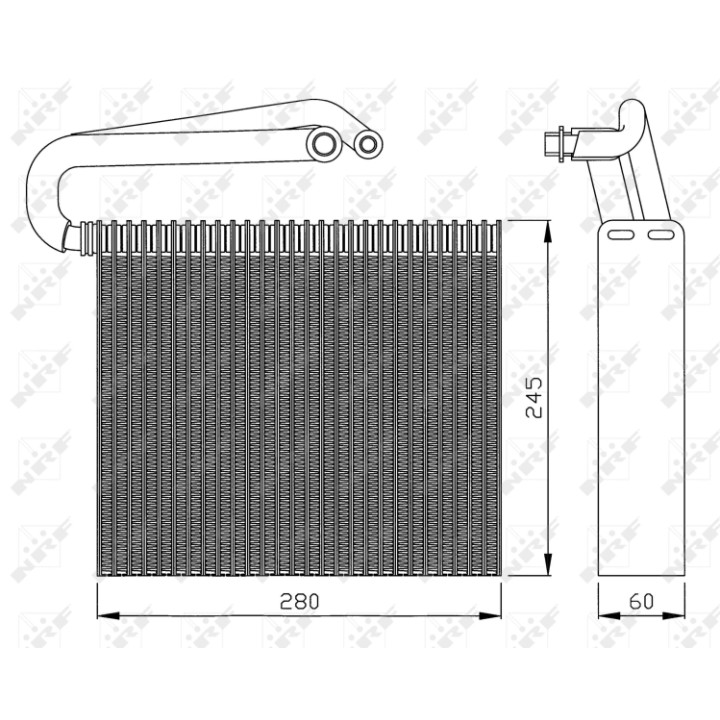 Parownik klimatyzacji NRF 36110