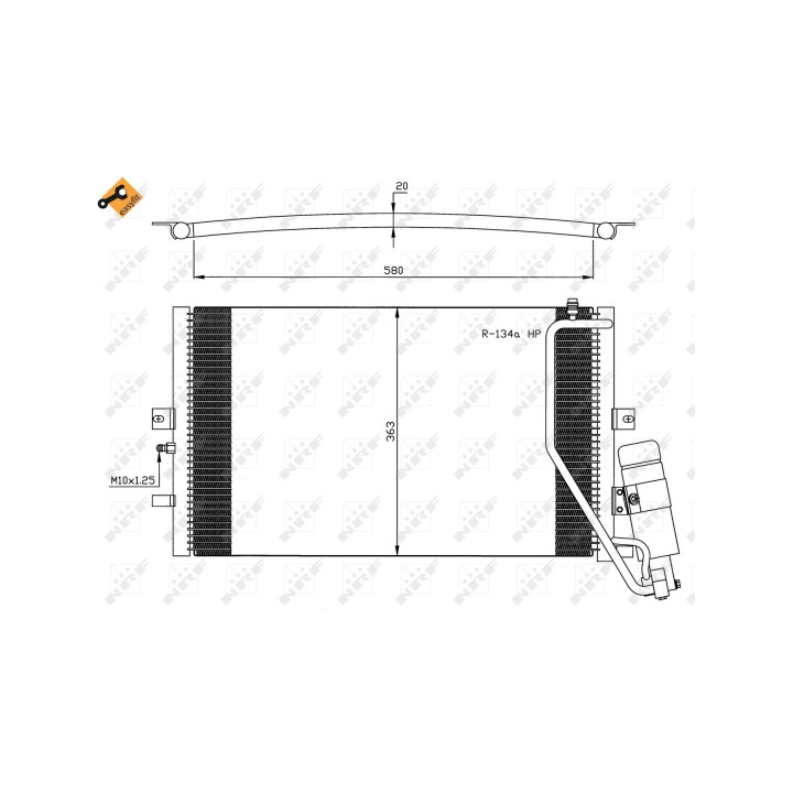 Skraplacz klimatyzacji NRF 35558