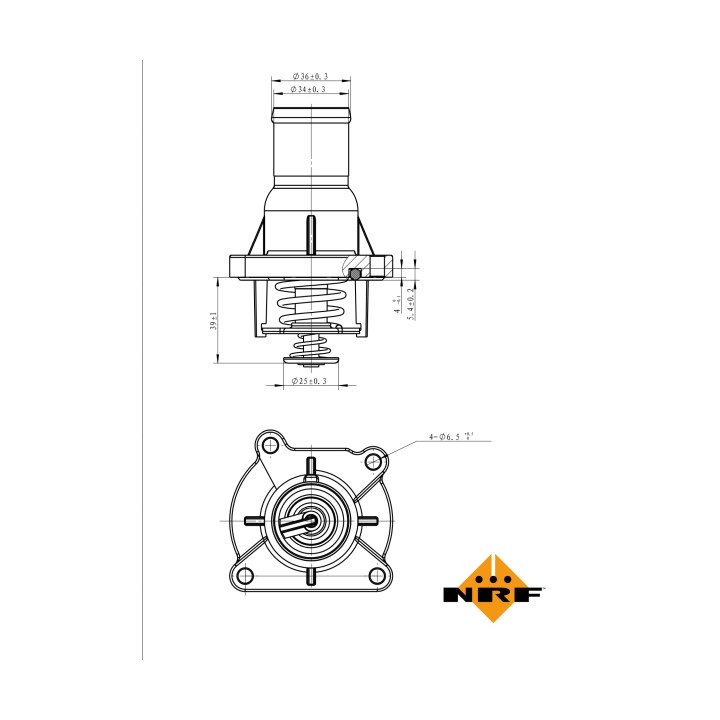 Termostat NRF 725046