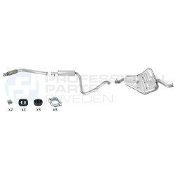 Układ wydechowy Professional Parts 253448017