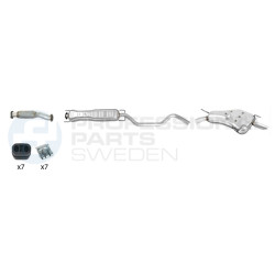 Układ wydechowy Professional Parts 253448031