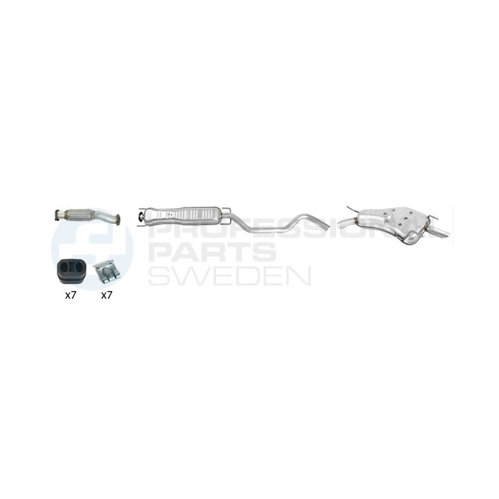 Układ wydechowy Professional Parts 253448031