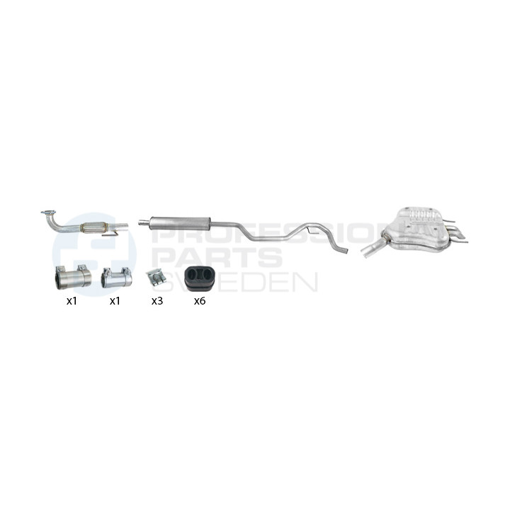 Układ wydechowy Professional Parts 253448033