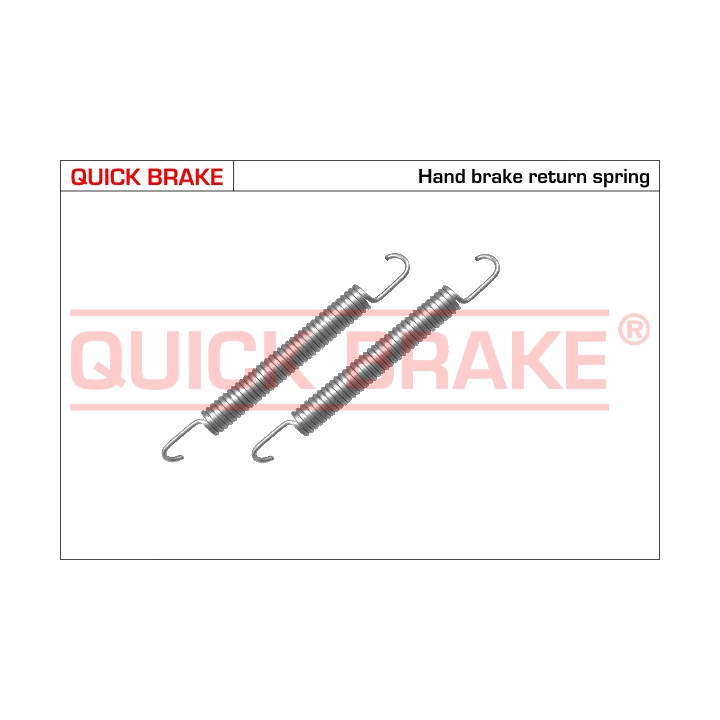 Zestaw montażowy szczęk hamulcowych QUICK BRAKE 105-0480