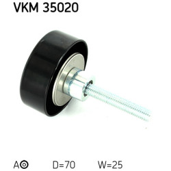 Rolka prowadząca pasek klinowy SKF VKM 35020