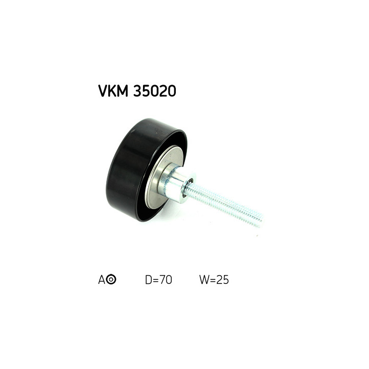 Rolka prowadząca pasek klinowy SKF VKM 35020