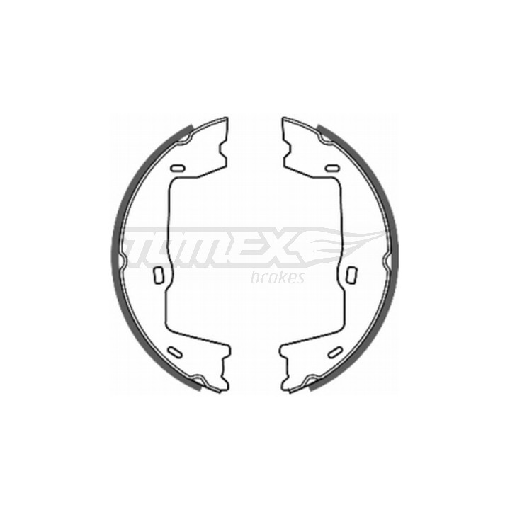 Zestaw szczęk hamulcowych TOMEX Brakes TX 20-69