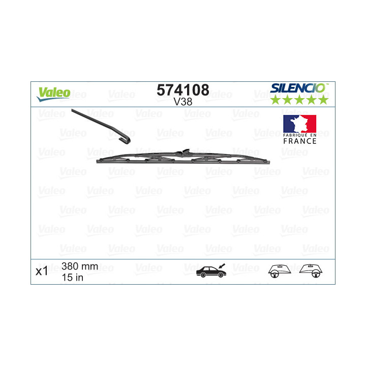 Pióro wycieraczki VALEO 574108