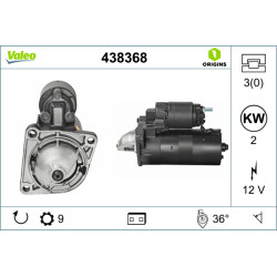 Rozrusznik VALEO 438368