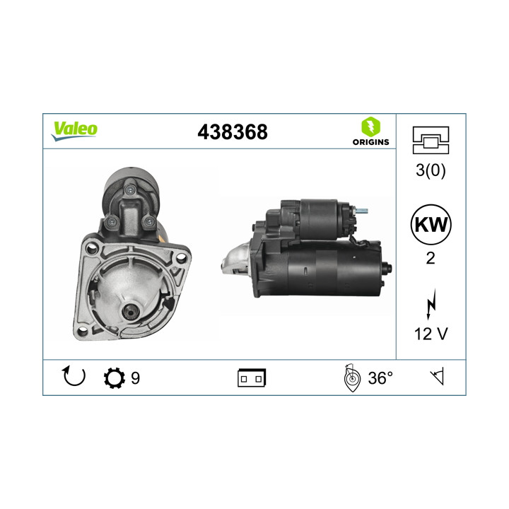 Rozrusznik VALEO 438368