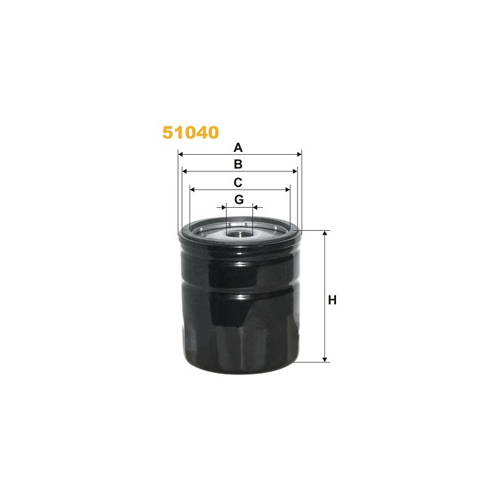 Filtr oleju WIX FILTERS 51040