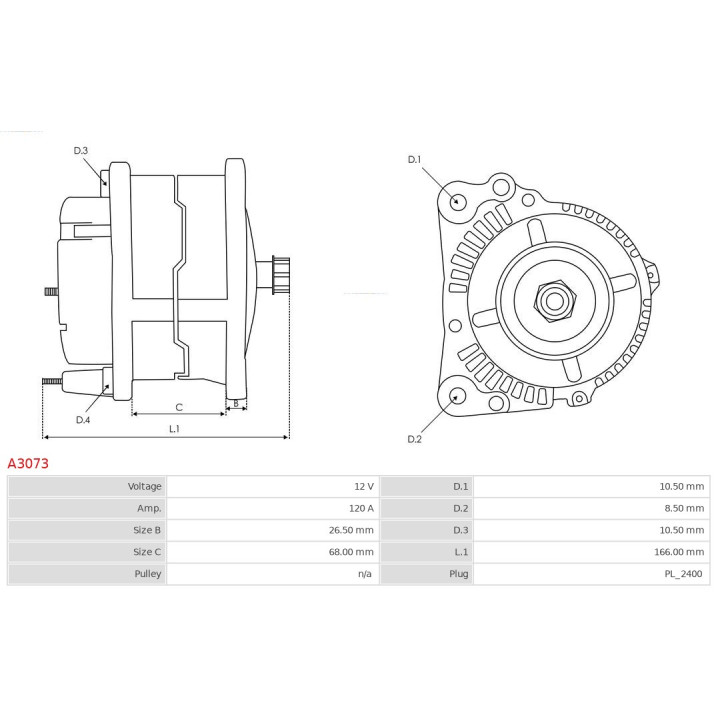 Alternator AS-PL A3073