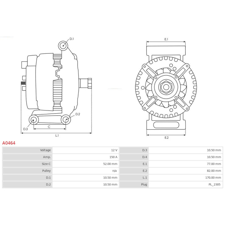 Alternator AS-PL A0464
