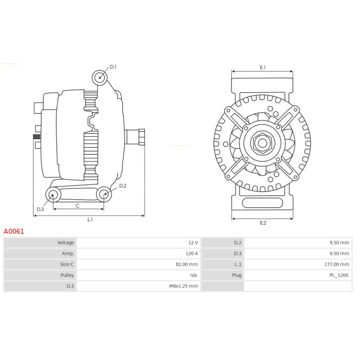 Alternator AS-PL A0061
