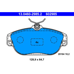 Klocki hamulcowe ATE 13.0460-2985.2