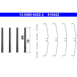 Klocki hamulcowe ATE 13.0460-0422.2