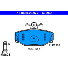 Klocki hamulcowe ATE 13.0460-2935.2
