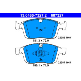 Klocki hamulcowe ATE 13.0460-7327.2