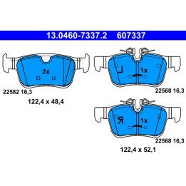 Klocki hamulcowe ATE 13.0460-7337.2