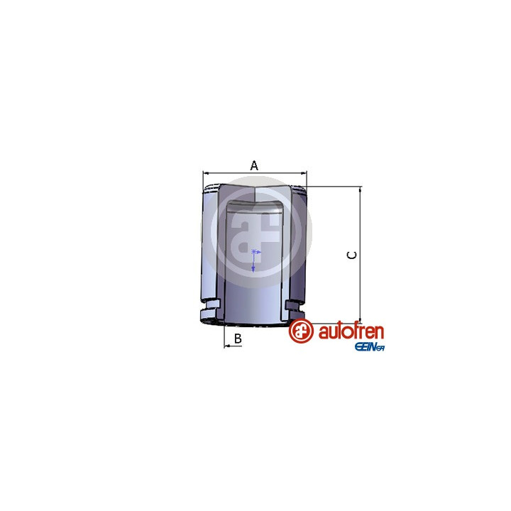 Tłoczek zacisku hamulcowego AUTOFREN SEINSA D025512