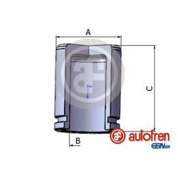 Tłoczek zacisku hamulcowego AUTOFREN SEINSA D025546