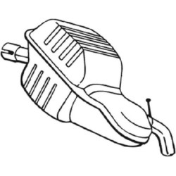 Tłumik końcowy BOSAL 235-139