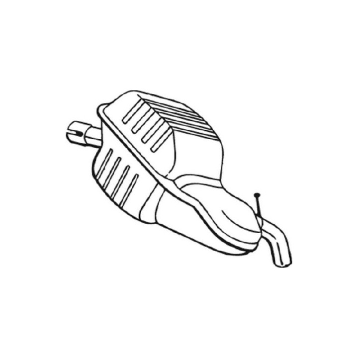Tłumik końcowy BOSAL 235-001