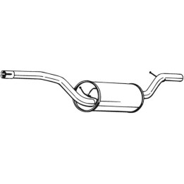 Tłumik środkowy BOSAL 280-421
