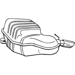 Tłumik końcowy BOSAL 235-149