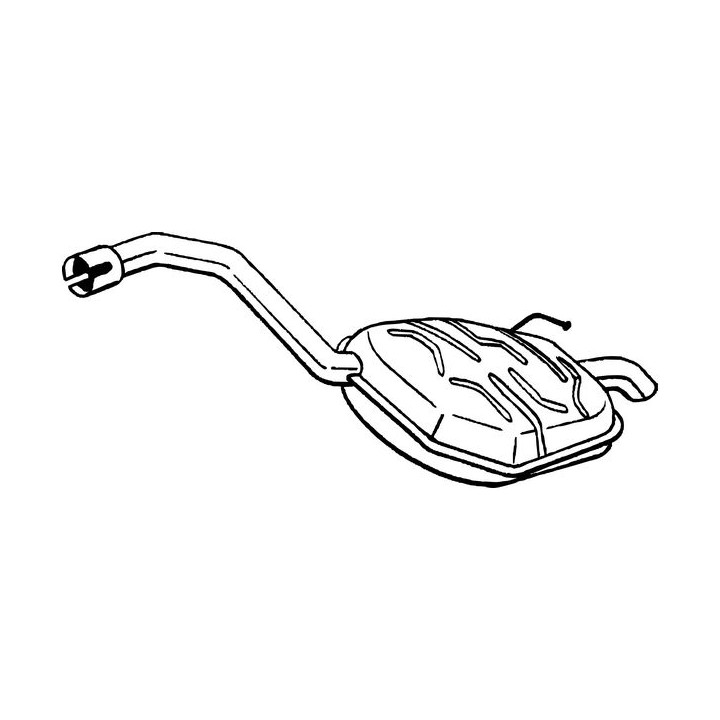 Tłumik końcowy BOSAL 235-055