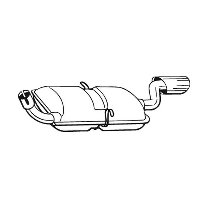 Tłumik końcowy BOSAL 235-193