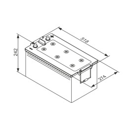 Akumulator BOSCH 0 092 TE0 888