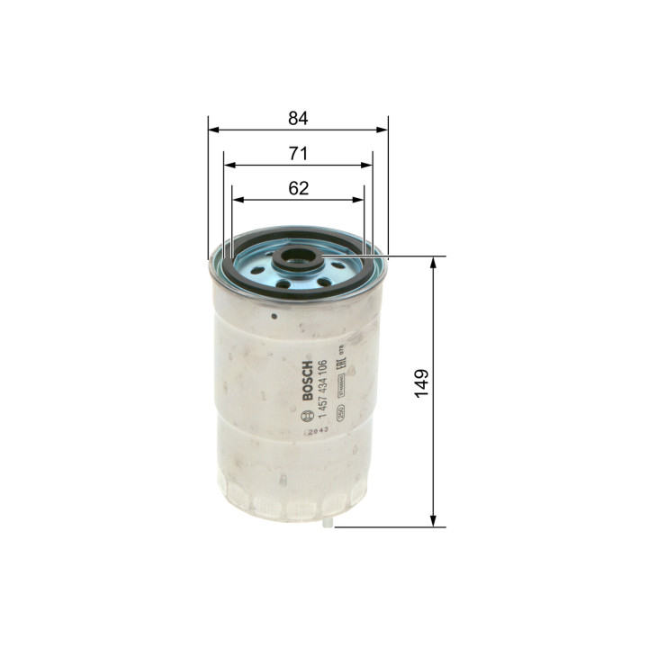 Filtr paliwa BOSCH 1 457 434 106