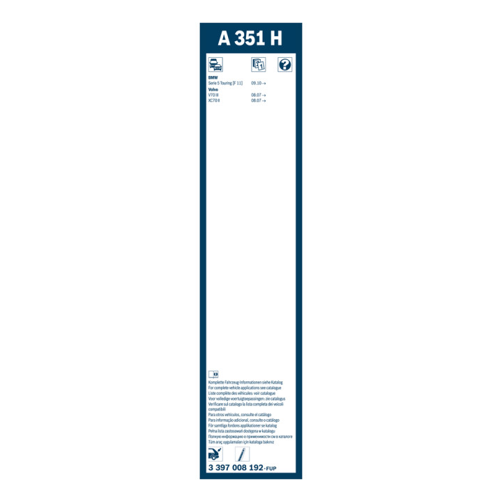 Pióro wycieraczki BOSCH 3 397 008 192