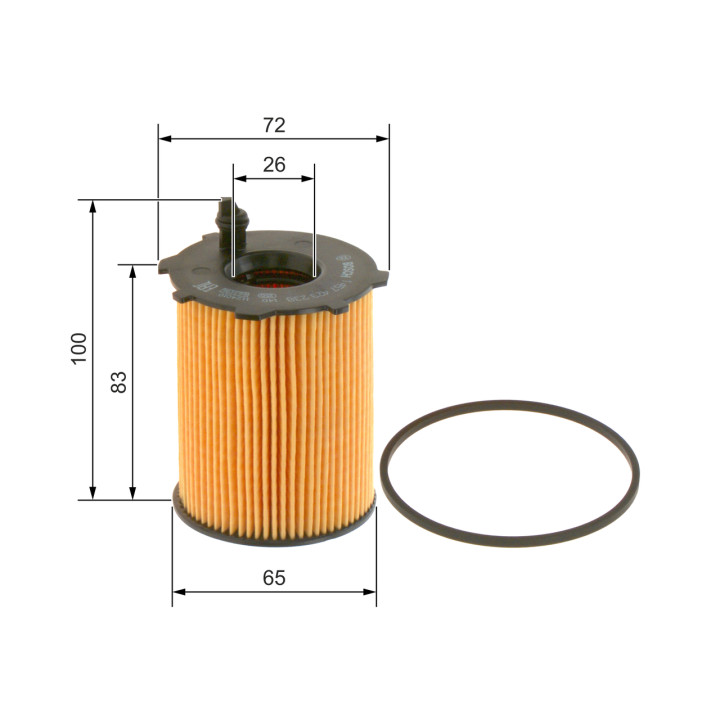 Filtr oleju BOSCH 1 457 429 238