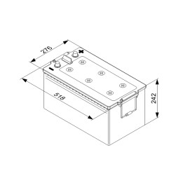 Akumulator BOSCH 0 092 T50 800