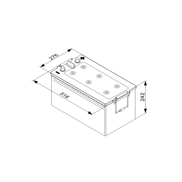 Akumulator BOSCH 0 092 T50 800