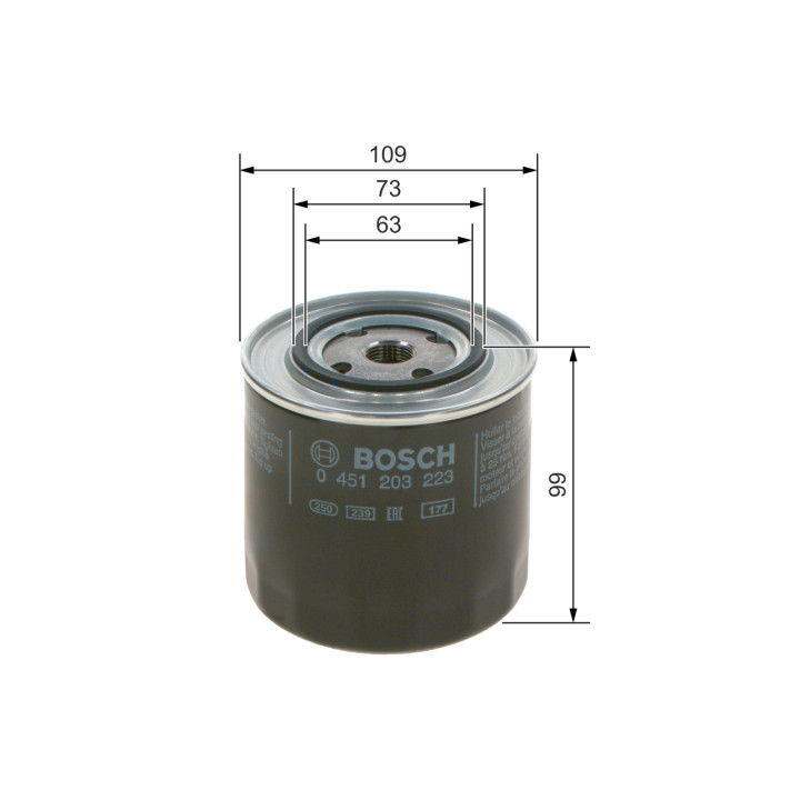 Filtr oleju BOSCH 0 451 203 223