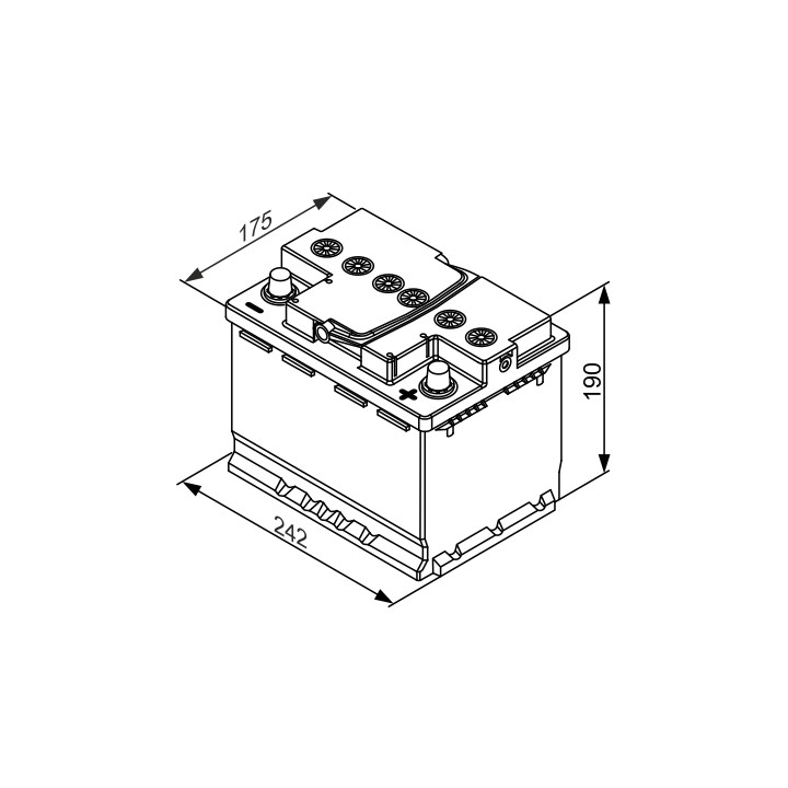 Akumulator BOSCH 0 092 S5A 050